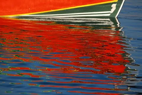 The sea and reflection Stock Photos
