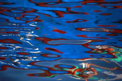 The sea and reflection Stock Photos