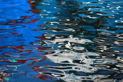 The sea and reflection Stock Photos