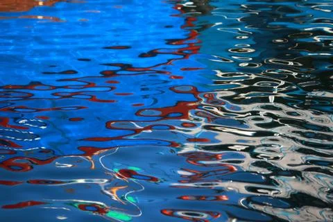 The sea and reflection Stock Photos
