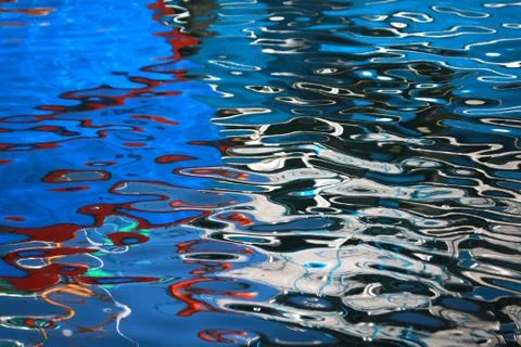 The sea and reflection Stock Photos