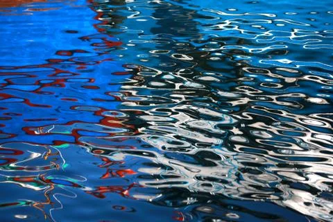 The sea and reflection Stock Photos