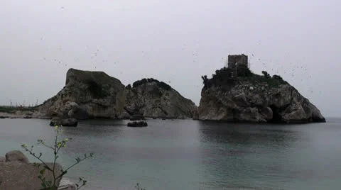 Sea and rocks Stock Footage 22752678