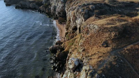 Sea and Rocks Stock Footage 95680481