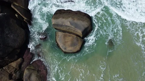Sea and the rocks Stock Footage 185295351