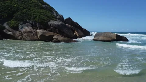 Sea and rocks Stock Footage 185307836
