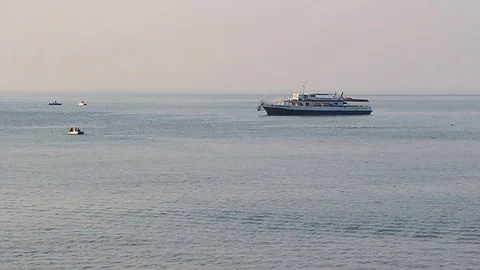 Sea and ship 库存影片 78414568