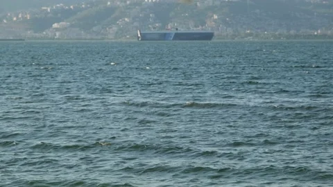 Sea and ship Stock Footage 196164772