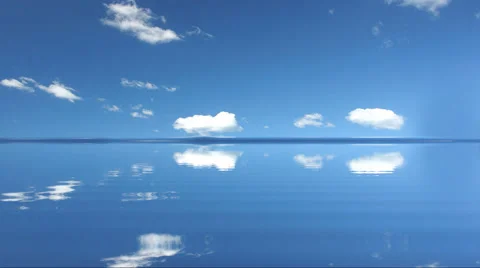 Sea and sky with clouds Stock Footage 49053115