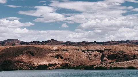 Sea and sky with clouds,road, landscape, sky, mountain, highway, Stock Footage 252154771