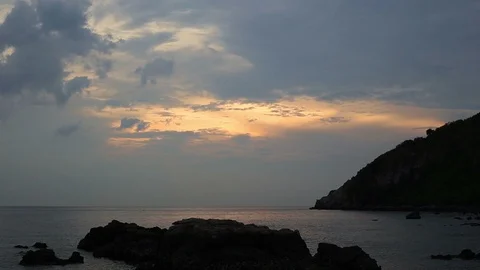 Sea and sky Stock Footage 97260574
