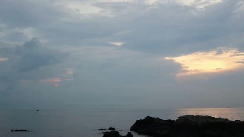Sea and sky Stock Footage 97260690