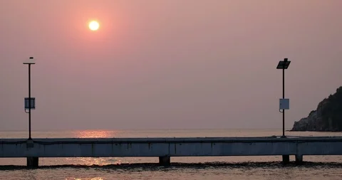 Sea and sky  Stock Footage 101049084