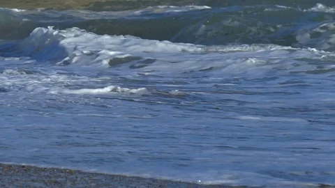 Sea and small waves Video stock 83690102