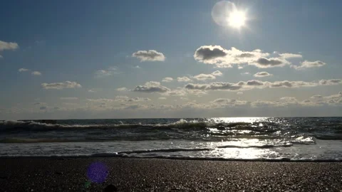 The sea and the sun 2 Stock Footage 130678331