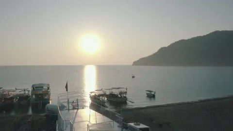 Sea and Sunset 2 Stock Footage 146269110