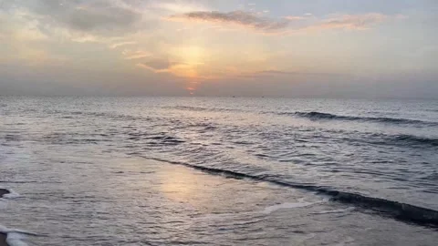 Sea and sunset-6 Stock Footage 312971739