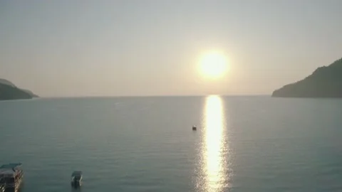 Sea and Sunset Stock Footage 146269413