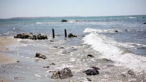 Sea and wave Video stock 145794630