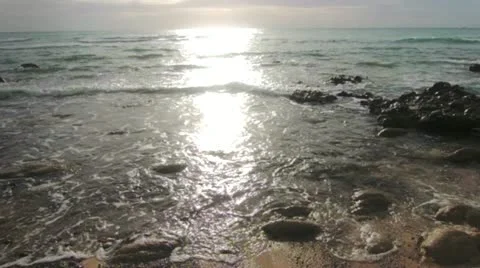 Sea and waves Stock Footage 10817562