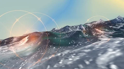 Sea Background Animated Stock Footage 109053137