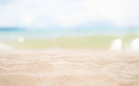 Sea Background blur Shore Blue Water White Sky Season Summer Tropical Stock Photos