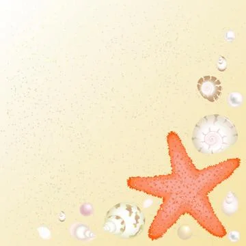 Sea background Stock Illustration