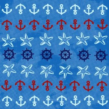 Sea background texture Stock Illustration