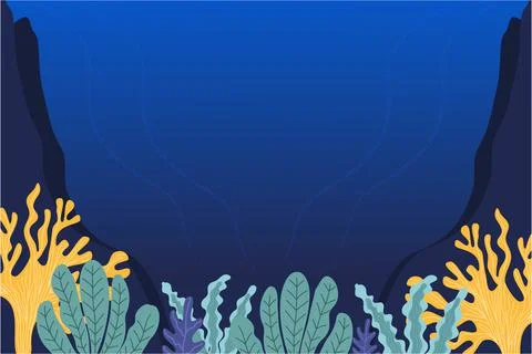 Sea Background Vector Illustrazione stock