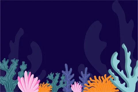 Sea Background Vector Illustrazione stock