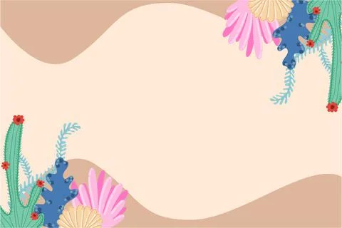 Sea Background Vector Stock Illustration