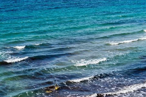 Sea background with waves 库存照片