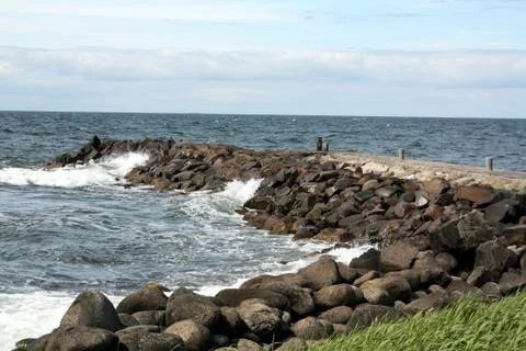Sea Barrage Stock Photos
