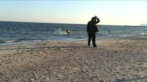 Sea-bathing Stock Footage 918073
