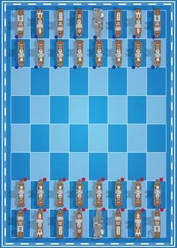 Sea battle. Stock Illustration