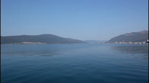 Sea, bay, sky Stock Footage 32695686