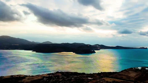 Sea bay timelapse Stock Footage 165213804
