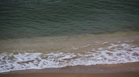 Sea beach and breakers Stock Footage 1002668