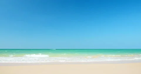 Sea beach and nobody  Stock Footage