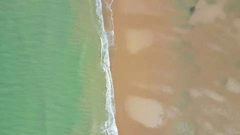Sea, beach and the waves Video stock 263228816