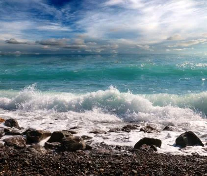 Sea beach Stock Photos
