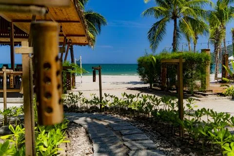 The sea beach. Stock Photos
