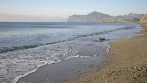Sea beach on summer time Stock Footage 82530482