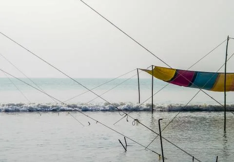 The sea beach of  udaipur Stock Photos
