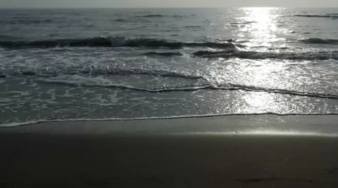 Sea beach wave Stock Footage 63953831