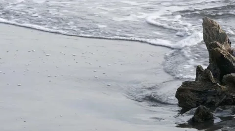 Sea beach wave Stock Footage 63954173