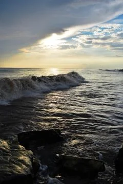 Sea  beach wave Stock-Fotos