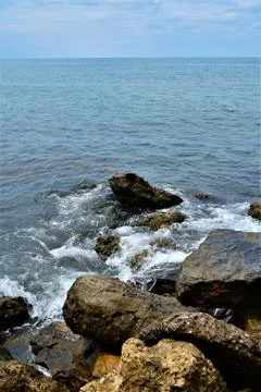 Sea  beach wave Stock Photos