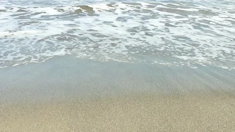 Sea ​​beach waves and sky Stock Footage 165406440