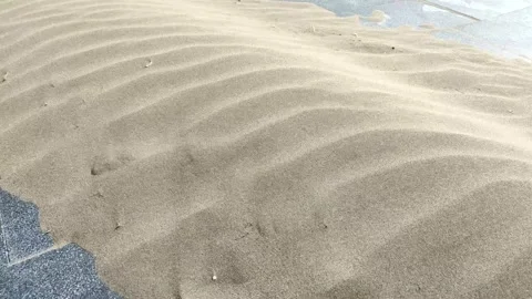 Sea ​​beach waves and sky Stock Footage 165407883